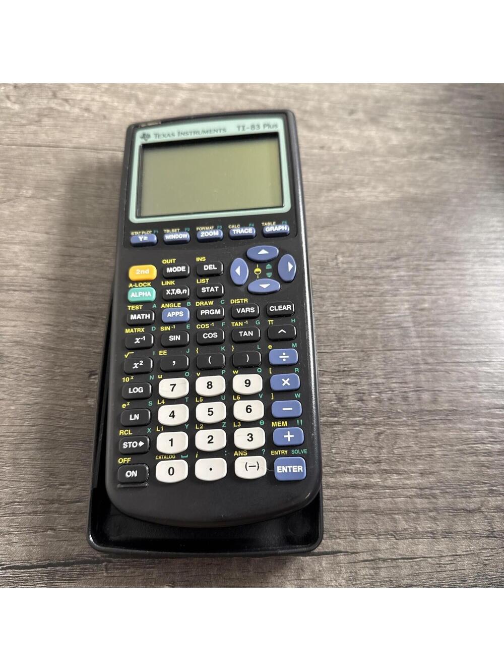 Texas Instruments TI-83 Plus Graphing Calculator With Cover - Tested